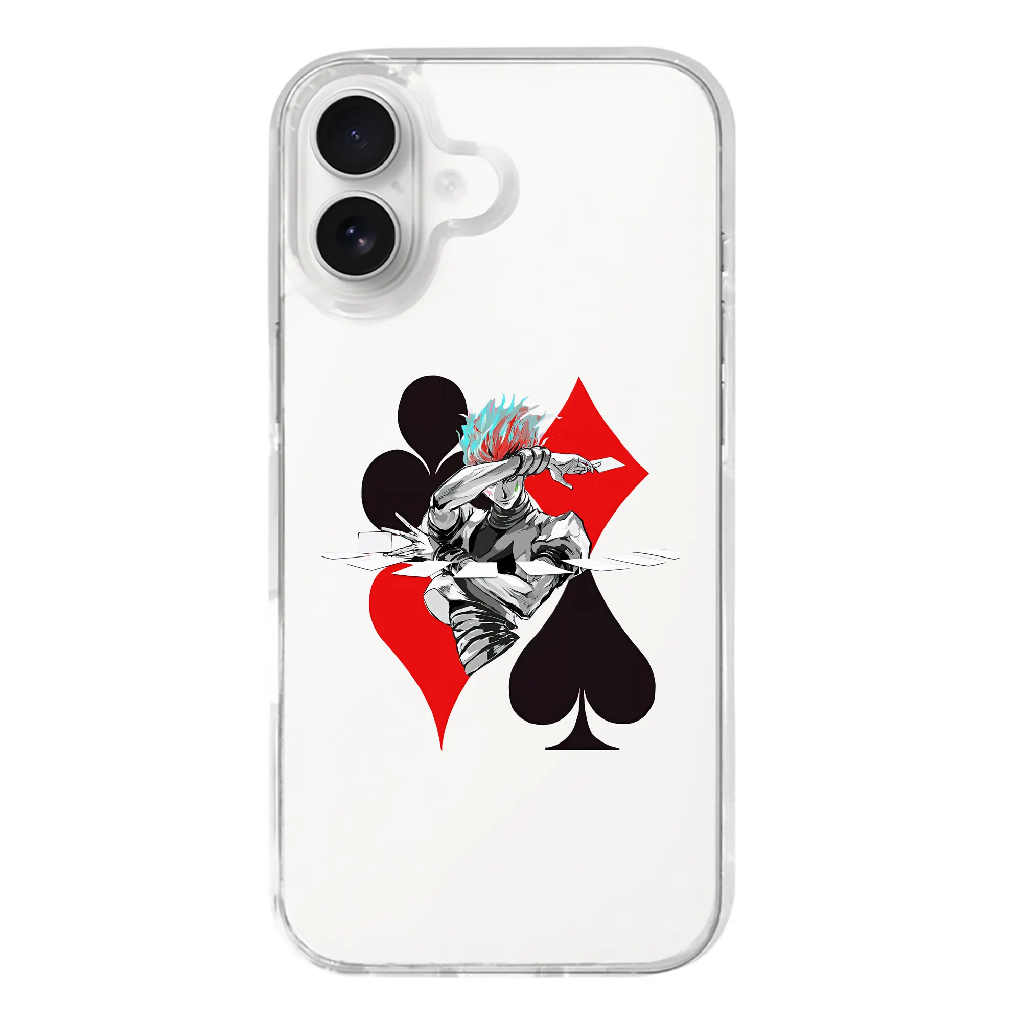 ハンター×ハンター グッズ ヒソカ＝モロウ - iPhone 17シリーズ 透明スマホケース – 薄型・耐衝撃・精密フィット保護カバー